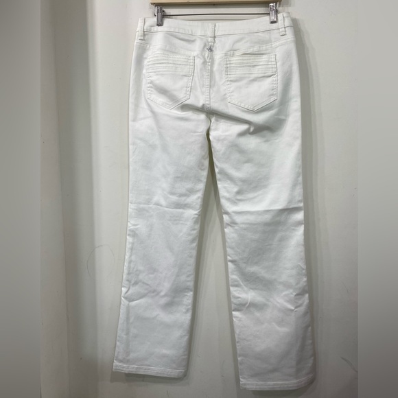 Prana Jada Boot Cut White Jeans Organic Cotton Blend 12/ 31 - Picture 12 of 16